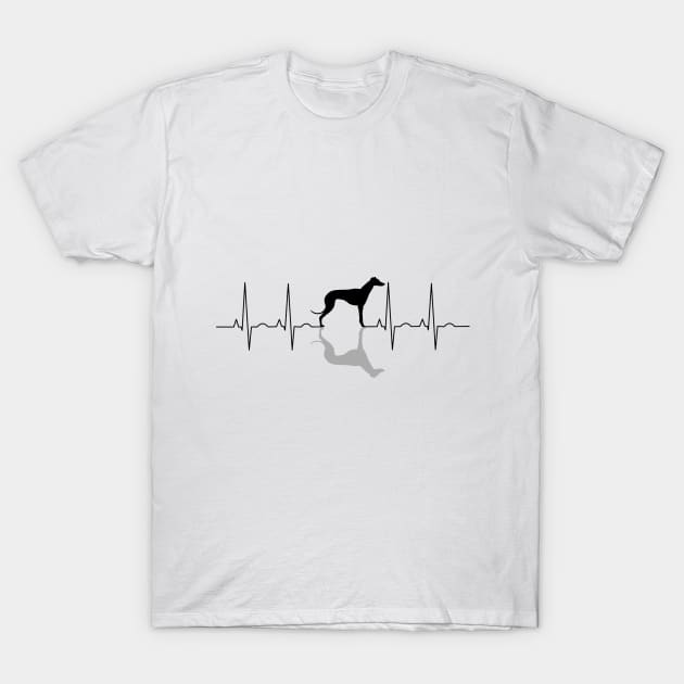 Canine heartbeat T-Shirt by CreaKat